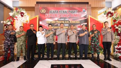 Pemkab Tanah Bumbu Apresiasi Pengabdian AKBP Arief Prasetya, Sambut Kapolres Baru AKBP Novy Adi Wibowo