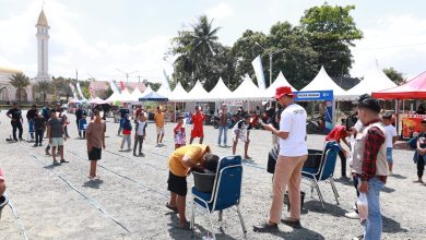 Lomba Estafet Air Meriahkan Aksi Merah Putih HUT ke-81 RI di Tanah Bumbu: Ajang Kekompakan dan Kebersamaan