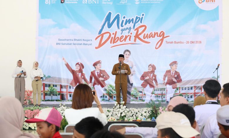 Bupati Tanah Bumbu Apresiasi Program Literasi Keuangan BNI Sahabat Sekolah Rakyat